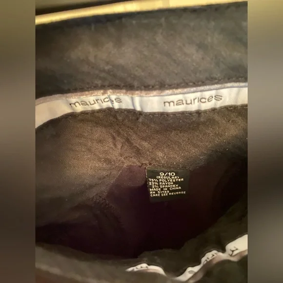 Maurices Black Boot Cut Pant -EUC - Picture 4 of 5